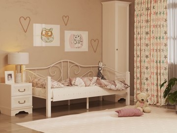 Кровать в детскую Гарда 7, 90х200, белая в Пскове