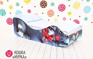 Детская кровать Кошка-Мурка в Пскове