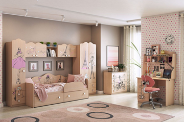 Детская комната для девочки Амели в Пскове