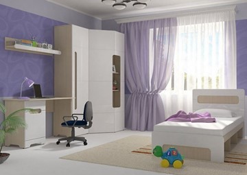 Детская комната для девочки Палермо-Юниор, вариант 2 без вставок в Пскове