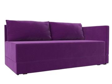 Диван-кровать Никас, Фиолетовый (Микровельвет) в Пскове