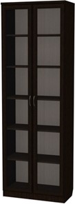 Шкаф со стеклянными дверцами 224, цвет Венге в Пскове