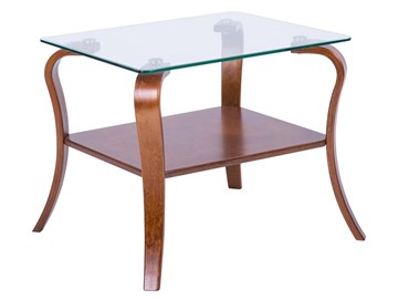Стеклянный столик Мебелик Шарм (вишня) в Пскове