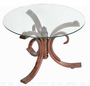 Стеклянный столик в гостиную СЖ 5 средний тон/стекло в Пскове