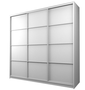 Шкаф 3-х створчатый MAX МШ-23-6-24-111, Профиль Белый/Цвет Белый в Пскове