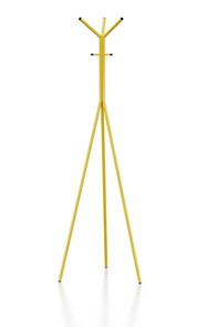 Вешалка напольная Крауз-11, цвет желтый в Пскове