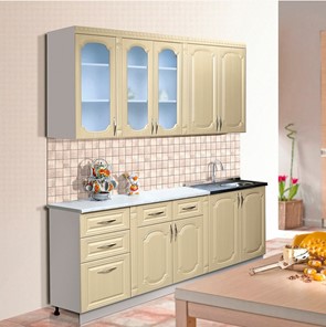 Кухонный гарнитур Классика 2000, цвет Дуб беленый в Пскове