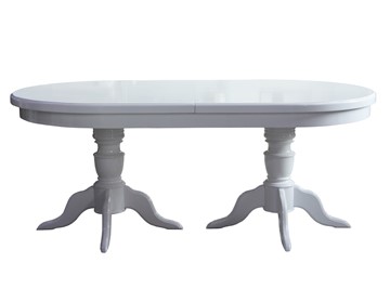 Овальный обеденный стол 3,0(3,5)х1,1 на двух тумбах, (стандартная покраска) в Пскове