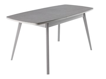 Обеденный раздвижной стол Артктур, Керамика, grigio серый, 51 диагональные массив серый в Пскове