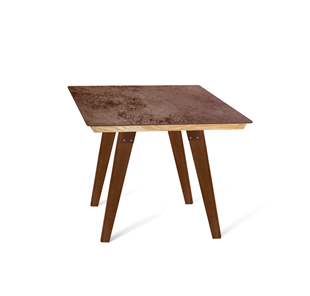Керамический кухонный стол SHT-TU16 (4 шт.)/ТT8 60/60 (темный орех/прозрачный лак/коричневая сепия) в Пскове