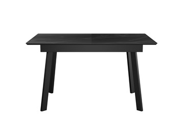 Керамический стол DikLine SKH125 Керамика Черный мрамор/подстолье черное/опоры черные (2 уп.) в Пскове
