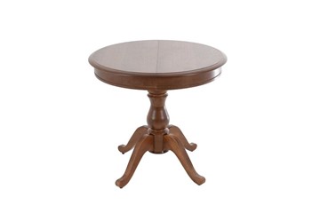 Деревянный стол на кухню Фабрицио-1 Круг 1000, (Тон 4 - Коньяк) Морилка/Эмаль в Пскове