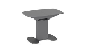 Раздвижной стол Портофино (СМ(ТД)-105.01.11(1)), цвет Серое/Стекло серое матовое LUX в Пскове