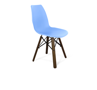 Обеденный стул SHT-ST29/S70 (голубой pan 278/темный орех/черный) в Пскове
