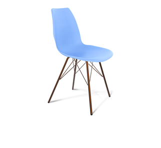 Обеденный стул SHT-ST29/S37 (голубой pan 278/медный металлик) в Пскове