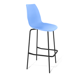 Барный стул SHT-ST29/S29 (голубой pan 278/черный муар) в Пскове