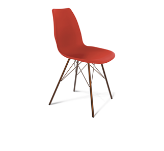 Кухонный стул SHT-ST29/S37 (красный ral 3020/медный металлик) в Пскове
