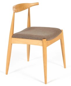 Обеденный стул BULL бук/ткань 54,5x54x75 Натуральный арт.19586 в Пскове