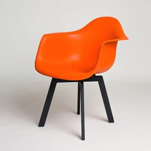 Обеденный стул DSL 330 Grand Black (Оранжевый) в Пскове