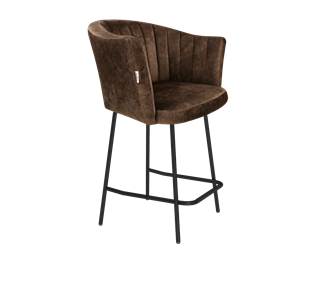 Полубарный стул SHT-ST42-1 / SHT-S29P-1 (кофейный трюфель/черный муар) в Пскове