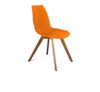 Обеденный стул SHT-ST29/S39 (оранжевый ral2003/светлый орех) в Пскове