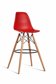 Барный стул DSL 110 Wood bar (красный) в Пскове
