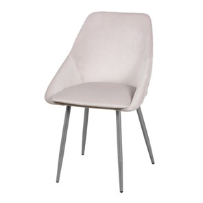 Мягкий дизайнерский стул Мартин СРП-063 эмаль бриллиант Веллюто бежевый в Пскове