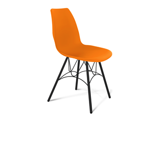 Обеденный стул SHT-ST29/S100 (оранжевый ral2003/черный муар) в Пскове