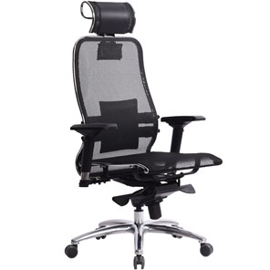 Кресло компьютерное Метта Samurai S-3.04, черный в Пскове