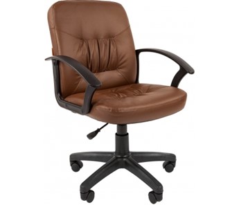 Офисное кресло CHAIRMAN 651 ЭКО коричневое в Пскове