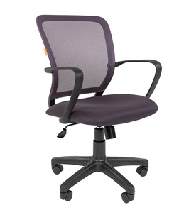 Кресло офисное CHAIRMAN 698 black TW, ткань, цвет серый в Пскове