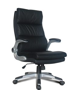 Офисное кресло BRABIX "Fregat EX-510", рециклированная кожа, черное, 530863 в Пскове