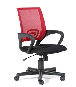 Компьютерное кресло CHAIRMAN 696 black Сетчатый акрил DW69 красный в Пскове