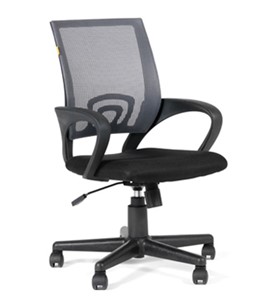 Офисное кресло CHAIRMAN 696 black Сетчатый акрил DW63 темно-серый в Пскове