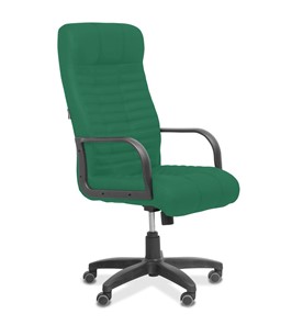 Офисное кресло для руководителя Атлант, ткань TW / зеленая в Пскове