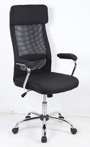 Кресло офисное VASSA BLACK (чёрный) в Пскове