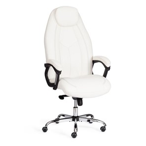 Кресло BOSS Lux, кож/зам, белый, арт.21152 в Пскове