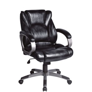 Офисное кресло BRABIX "Eldorado EX-504", экокожа, черное, 530874 в Пскове