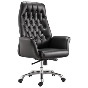 Офисное кресло BRABIX PREMIUM "Legacy EX-750", синхромеханизм, алюминий, экокожа, черное, 532492 в Пскове