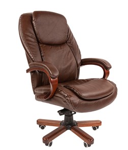 Офисное кресло CHAIRMAN 408, коричневый в Пскове