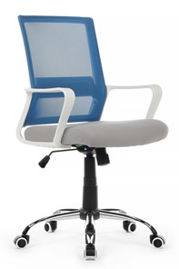 Компьютерное кресло Riva RCH 1029MW, серый/синий в Пскове