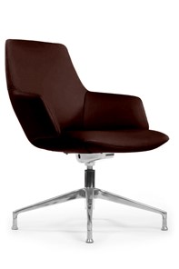 Кресло в офис Spell-ST (С1719), темно-коричневый в Пскове