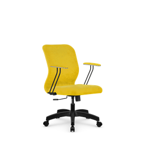 Кресло компьютерное SU-Mr-4/подл.079/осн.001 желтый в Пскове