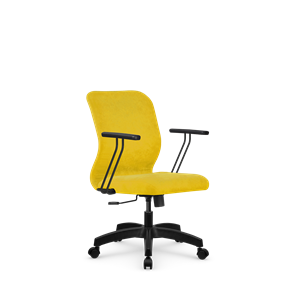 Офисное кресло SU-Mr-4/подл.109/осн.001 желтый в Пскове
