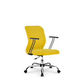 Компьютерное кресло SU-Mr-4/подл.110/осн.006 желтый в Пскове