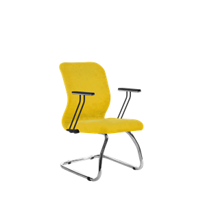 Кресло офисное SU-Mr-4/подл.110/осн.007 желтый в Пскове