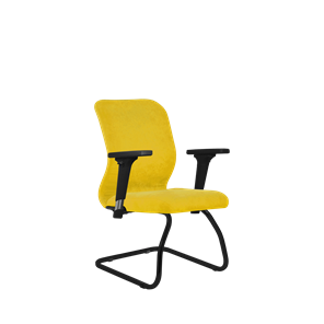 Офисное кресло SU-Mr-4/подл.200/осн.008 желтый в Пскове