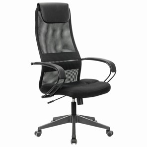 Компьютерное кресло Brabix Premium Stalker EX-608 PL (ткань-сетка/кожзам, черное) 532090 в Пскове