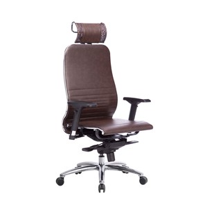 Офисное кресло Samurai K-3.04 темно-коричневый в Пскове