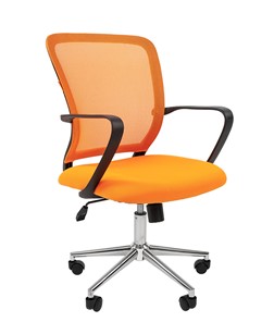Офисное кресло CHAIRMAN 698 CHROME new Сетка TW-66 (оранжевый) в Пскове